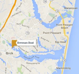 Brennan Boat map location